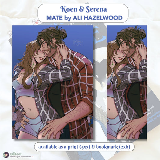 Fated and Mated (MATE Inspired) Art Print & Bookmark