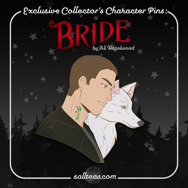 [PRE-ORDER] BRIDE Character Pins (by Ali Hazelwood) | Lowe & Misery | OFFICIALLY LICENSED