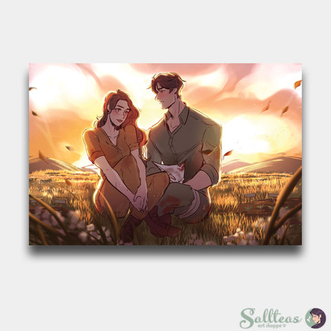 A Moment in the Fields: A Divine Rivals Inspired Print
