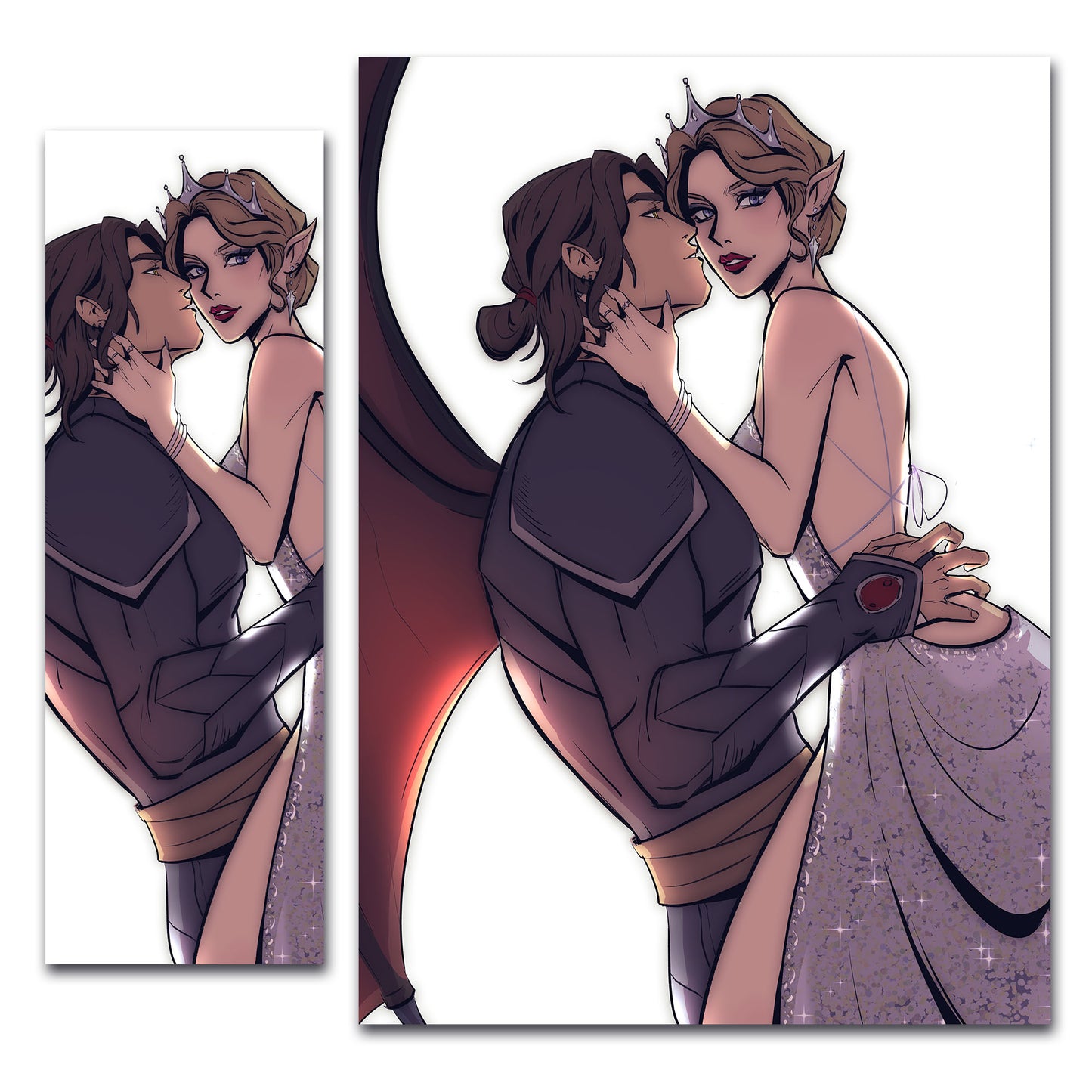 Made for Me (Nesta and Cassian Inspired) Art Print & Bookmark