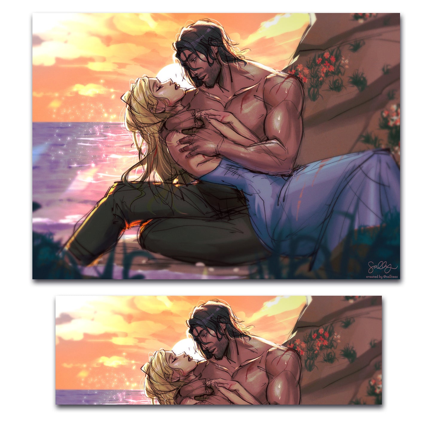 Come Back to Me (The Bridge Kingdom Inspired) Art Print & Bookmark