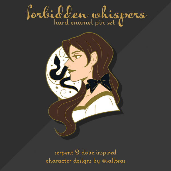 Forbidden Whispers: Hard Enamel Pin Set