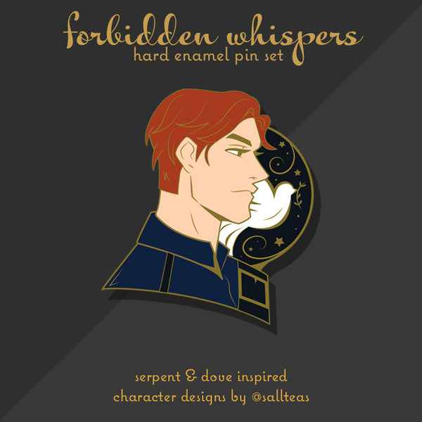Forbidden Whispers: Hard Enamel Pin Set
