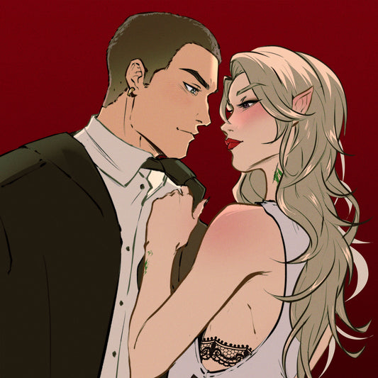 Kiss Me (BRIDE Inspired) Art Print & Bookmark