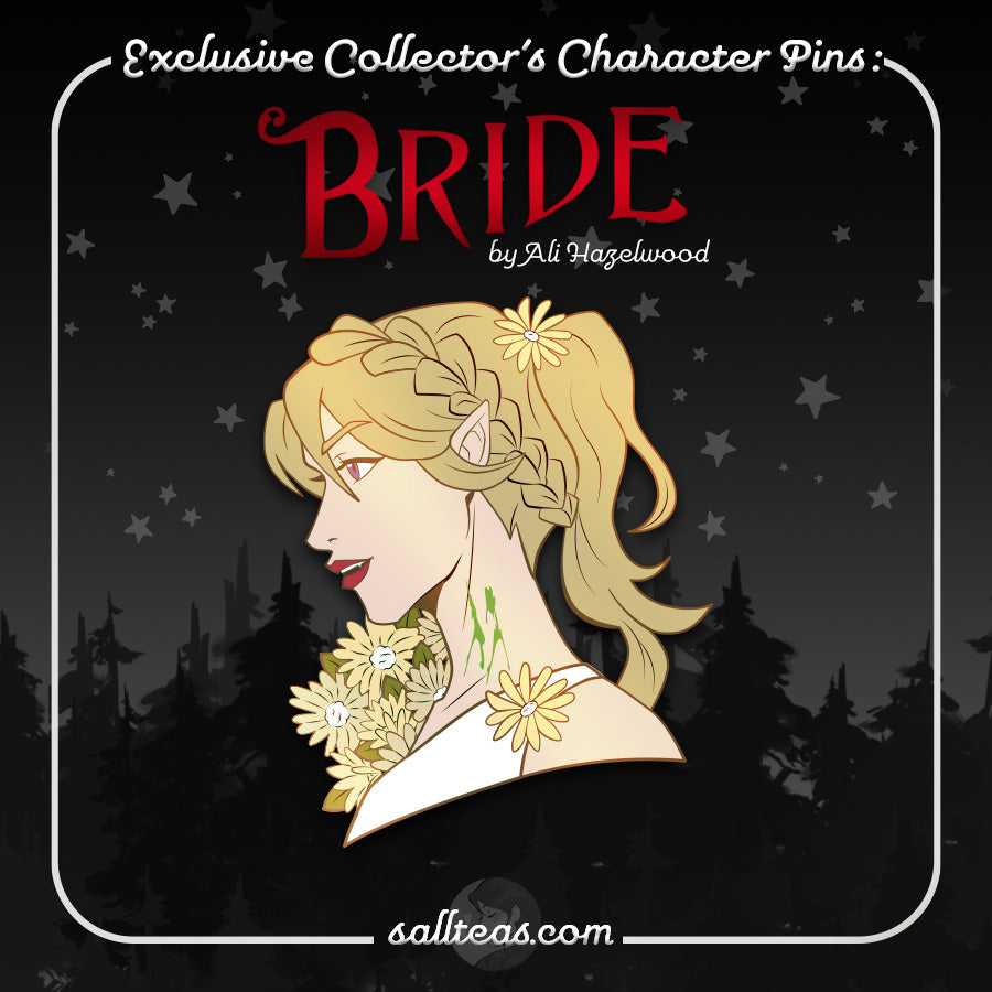 BRIDE Character Pins (by Ali Hazelwood) | Lowe & Misery | OFFICIALLY LICENSED