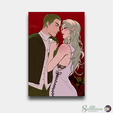 Kiss Me: A BRIDE (BY Ali Hazelwood) Inspired Print | OFFICIALLY LICENSED