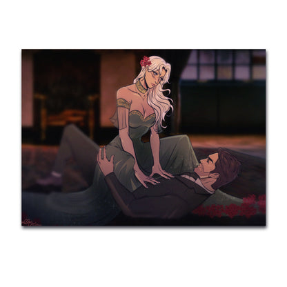 Painterly Escapade (Throne of the Fallen Inspired) Art Print & Bookmark