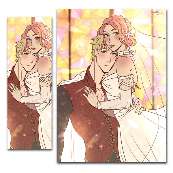 Happily Ever After (Evangeline and Jacks Inspired) Art Print & Bookmark