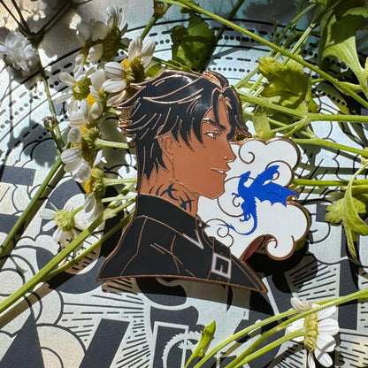 FOURTH WING/IRON FLAME Character Pins (by Rebecca Yarros) | Xaden & Violet | OFFICIALLY LICENSED