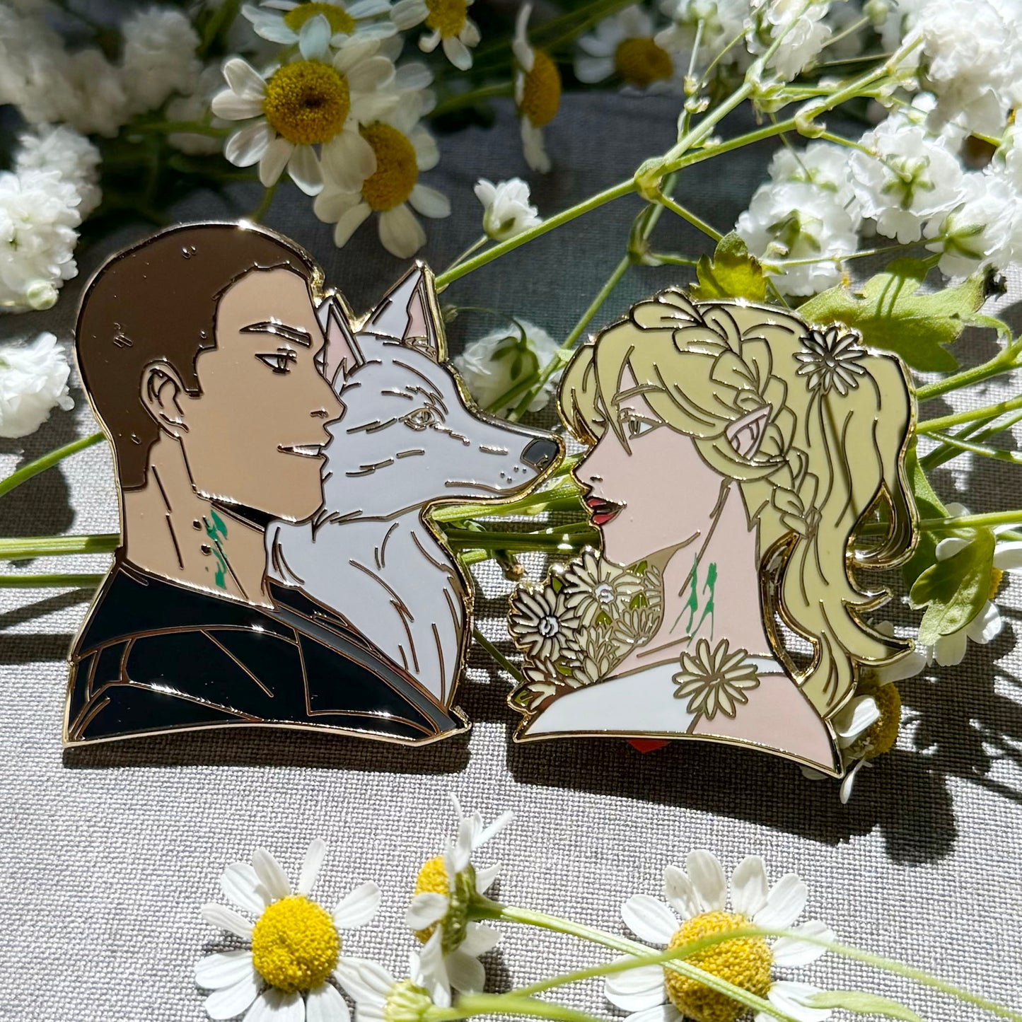 BRIDE Character Pins (by Ali Hazelwood) | Lowe & Misery | OFFICIALLY LICENSED