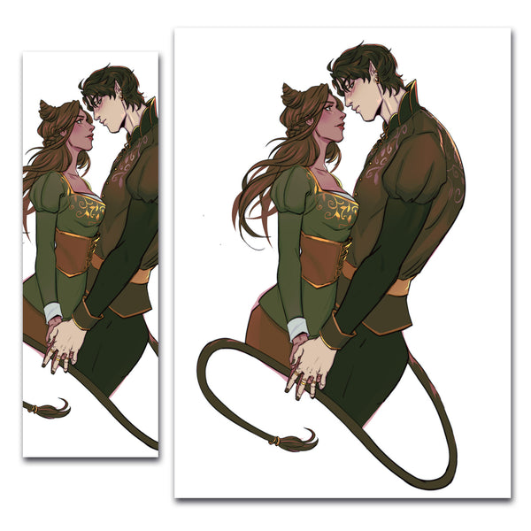 I Need You (Jude and Cardan Inspired) Art Print & Bookmark