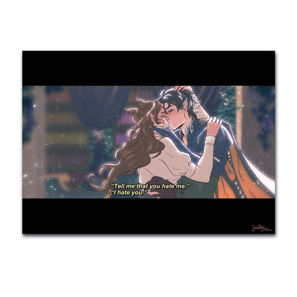 Until I'm Sick of It (Jude and Cardan Inspired) Art Print & Bookmark