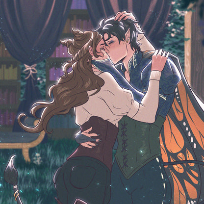 Until I'm Sick of It (Jude and Cardan Inspired) Art Print & Bookmark