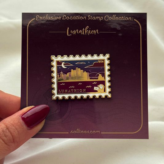 Lunathion Location Stamp Hard Enamel Pin (Crescent City) | OFFICIALLY LICENSED