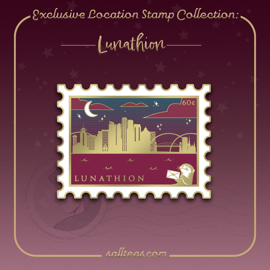 [PRE-ORDER] Lunathion Location Stamp Hard Enamel Pin (Crescent City) | OFFICIALLY LICENSED