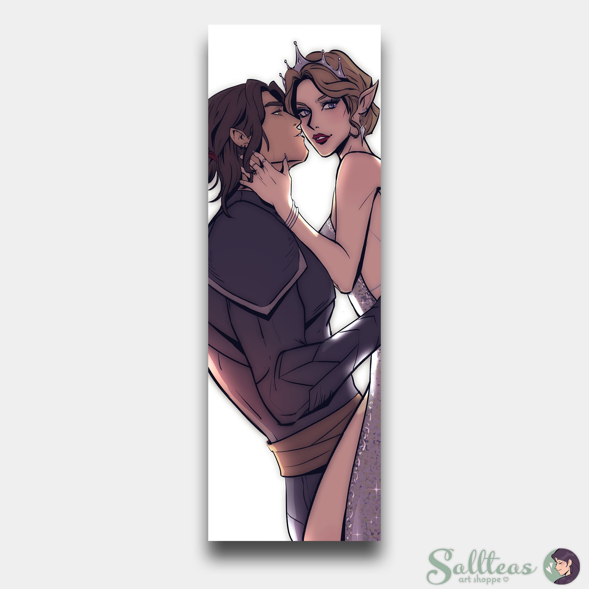 Nesta & Cassian Inspired Bookmark [ACOSF] (May 2023 Tea Frappe) | OFFICIALLY LICENSED