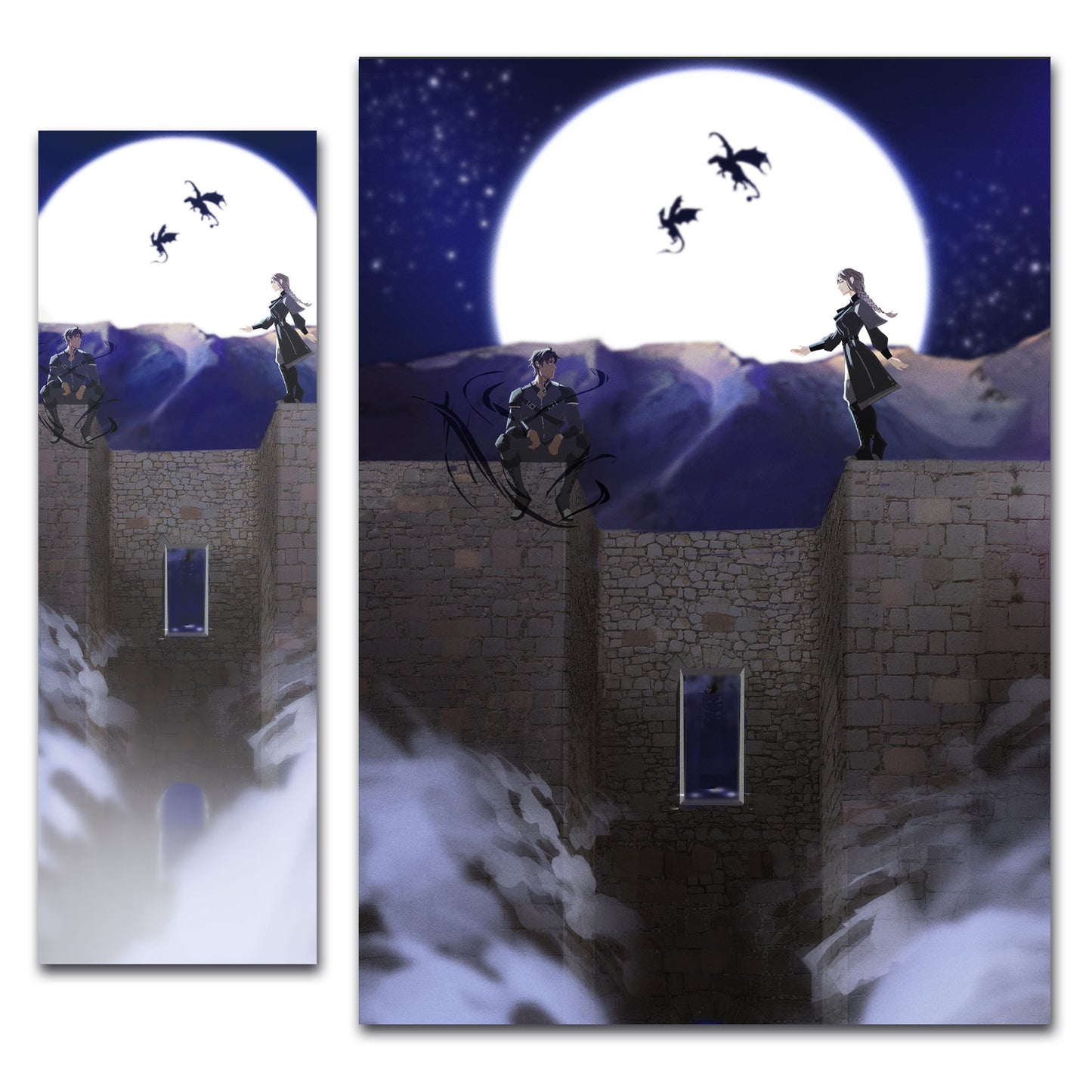 Fourth Wing: On the Parapet Art Print & Bookmark