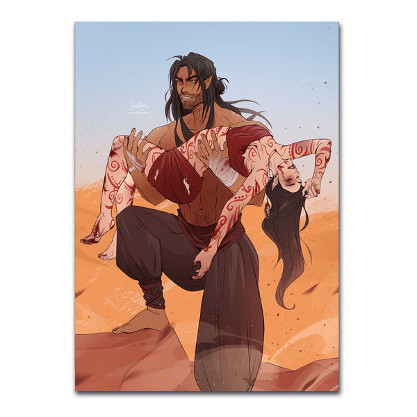 How Dare You (When the Moon Hatched Inspired) Art Print