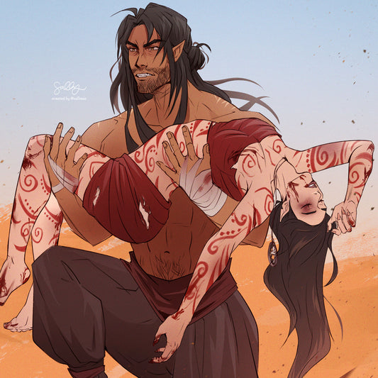 How Dare You (When the Moon Hatched Inspired) Art Print