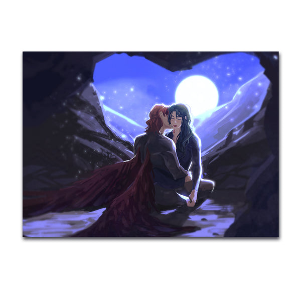 In the Cave (Raihn and Oraya Inspired) Art Print & Bookmark
