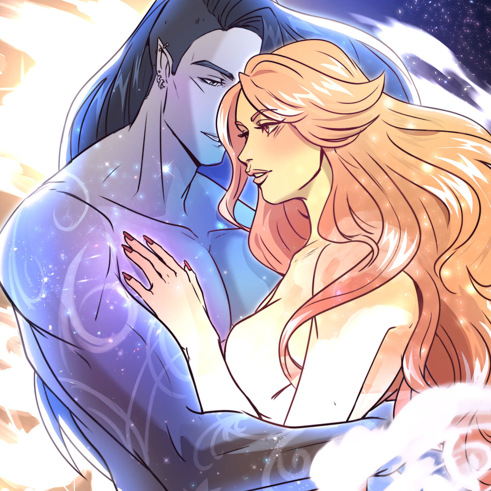 A World Beyong (Ruhn and Lidia Inspired) Art Print & Bookmark