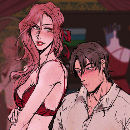 Measure Me (The Heartless Hunter, The Crimson Moth Inspired) Art Print & Bookmark