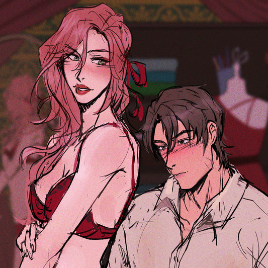 Measure Me (The Heartless Hunter, The Crimson Moth Inspired) Art Print & Bookmark