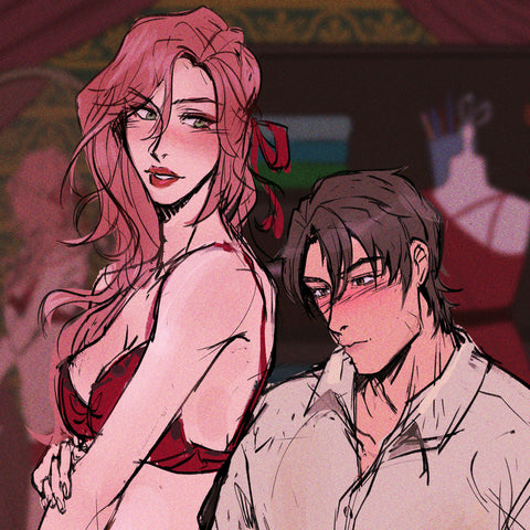 Measure Me (The Heartless Hunter, The Crimson Moth Inspired) Art Print & Bookmark