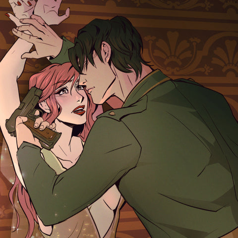 Desire (Rune and Gideon Inspired) Art Print & Bookmark