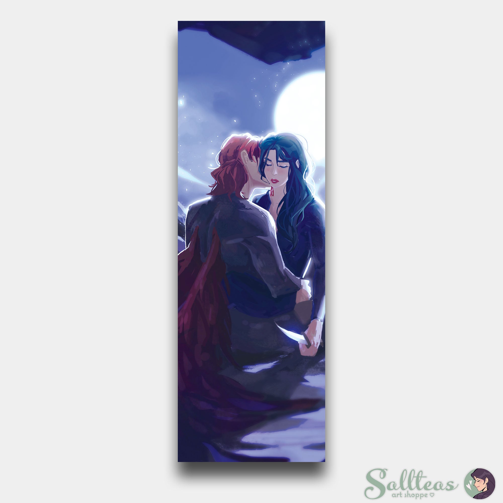 Raihn and Oraya | The Serpent & The Wings of Night Inspired Bookmark (June 2023)