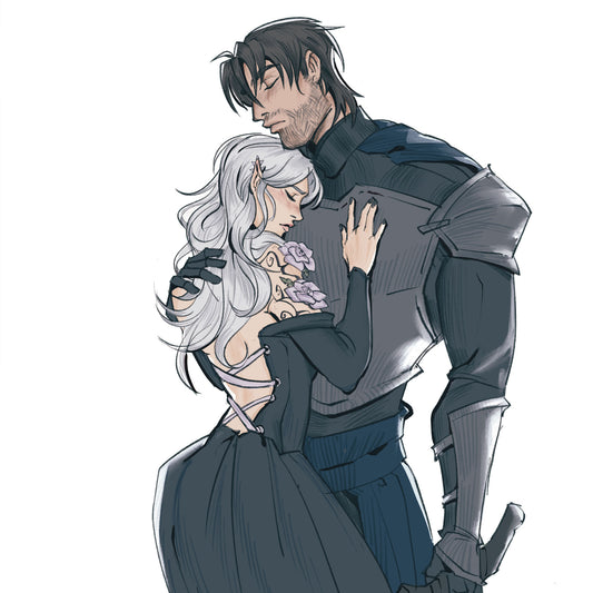 Intertwined (To Bleed A Crystal Bloom Inspired) Art Print & Bookmark