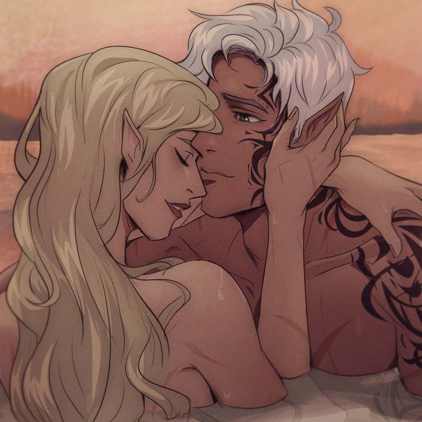 To Whatever End (Rowan & Aelin Inspired) Art Print & Bookmark