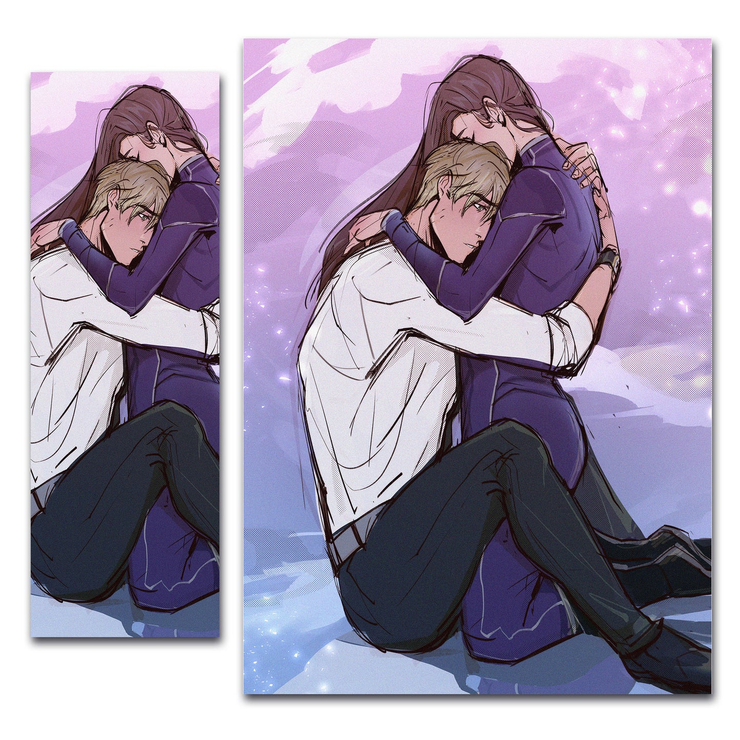 I'm Here (Shatter Me Inspired) Art Print & Bookmark