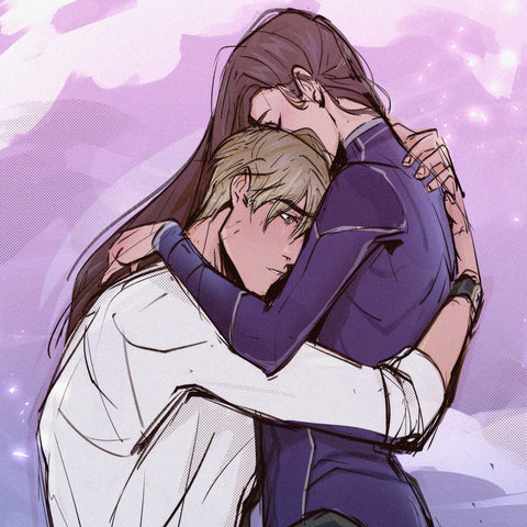 I'm Here (Shatter Me Inspired) Art Print & Bookmark