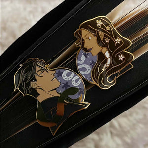 Wicked Lovers: Wrath and Emilia Inspired Enamel Pins