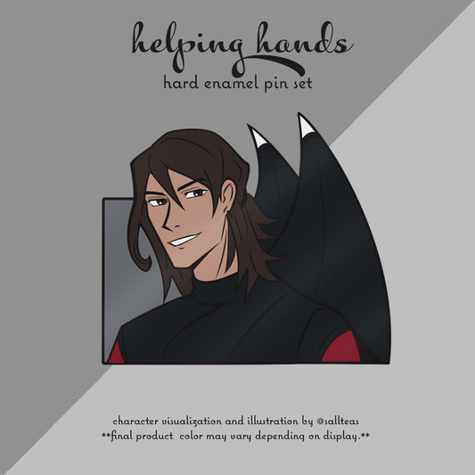 Helping Hands: Nessian Inspired Hard Enamel Pin Set