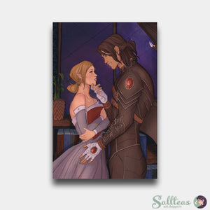 In the Library - Nessian Print (A Court of Thorns and Roses) | OFFICIALLY LICENSED