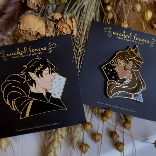 Wicked Lovers: Jurdan Inspired Hard Enamel Pin Set