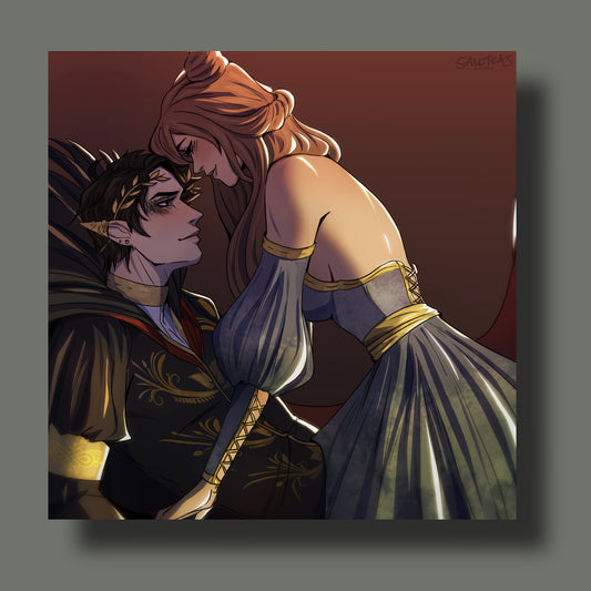 Forever Undone (Jude and Cardan Inspired) Art Print