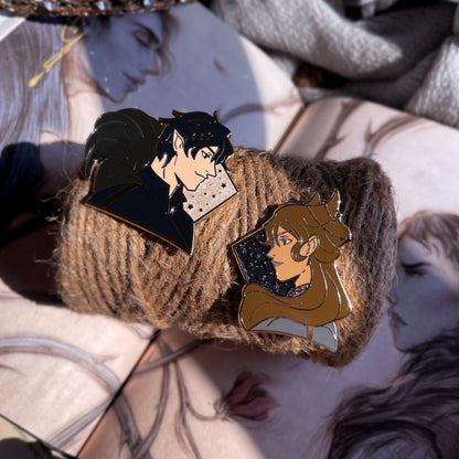 Wicked Lovers: Jurdan Inspired Hard Enamel Pin Set