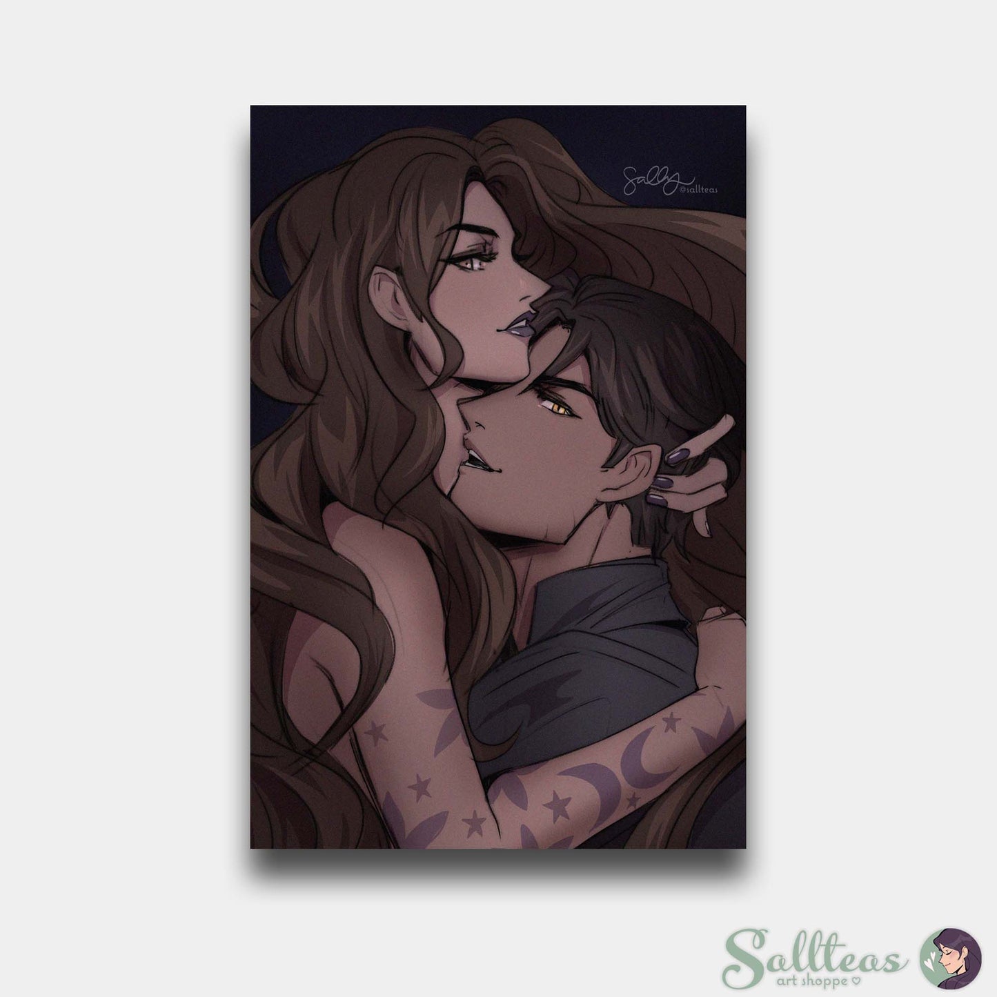 Closer (Wrath and Emilia Inspired) Art Prinnt