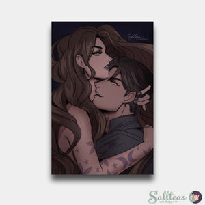 Wrath and Emilia Inspired Illustration: Closer (Patreon October Print)